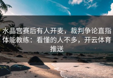 水晶宫赛后有人开麦，裁判争论直指体能教练：看懂的人不多，开云体育推送